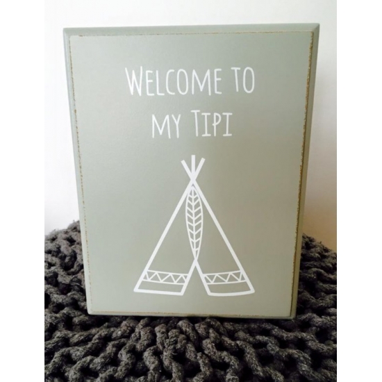 Obrazek, Welcome to My Tipi, Skandynawski Styl
